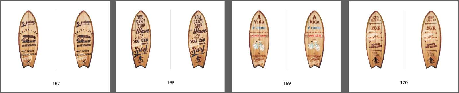 porta chaves pranchas tons madeira